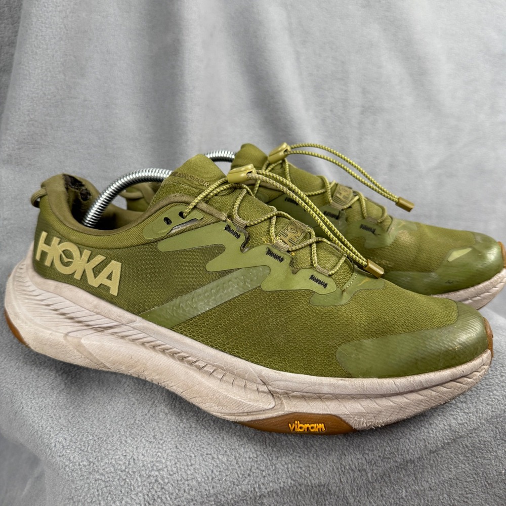 Hoka Transport Avocado Harborside Green Mens 10.5 D Lifestyle Shoes 1123153